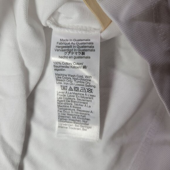 Madewell Women White Ester Side Slit Oversized Cotton T-Shirt Size Small - Picture 3 of 7